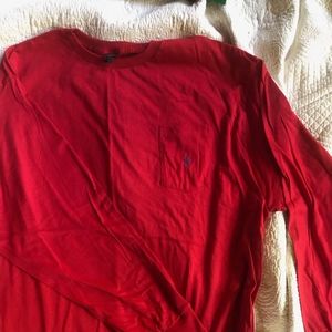 Ralph Lauren XL Long Sleeve Red Classic Fit  NWOT
